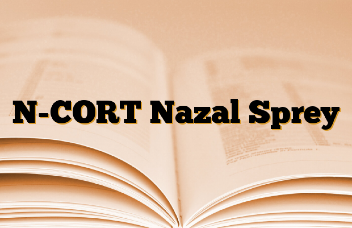 Eklemek gelgit Sonbahar  N-CORT Nazal Sprey neye iyi gelir?