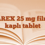 AREX 25 mg film kaplı tablet