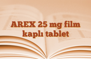 AREX 25 mg film kaplı tablet