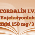 CORDALİN I.V. Enjeksiyonluk Çözelti 150 mg/3 ml