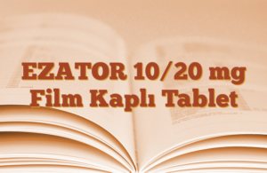 EZATOR 10/20 mg Film Kaplı Tablet