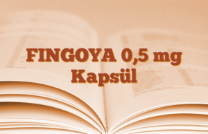 FINGOYA 0,5 mg Kapsül