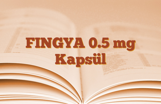 FINGYA 0.5 mg Kapsül