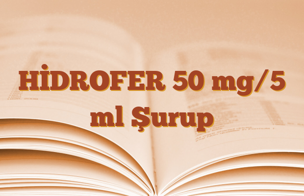 HİDROFER 50 mg/5 ml Şurup