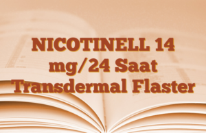 NICOTINELL 14 mg/24 Saat Transdermal Flaster