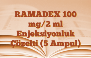 RAMADEX 100 mg/2 ml Enjeksiyonluk Çözelti (5 Ampul)