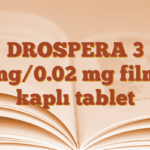 DROSPERA 3 mg/0.02 mg film kaplı tablet