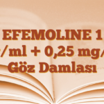 EFEMOLINE 1 mg/ml + 0,25 mg/ml Göz Damlası