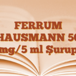 FERRUM HAUSMANN 50 mg/5 ml Şurup