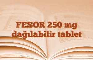 FESOR 250 mg dağılabilir tablet
