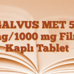 GALVUS MET 50 mg/1000 mg Film Kaplı Tablet