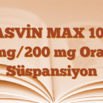 GASVİN MAX 1000 mg/200 mg Oral Süspansiyon