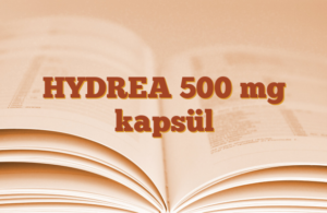 HYDREA 500 mg kapsül