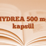 HYDREA 500 mg kapsül