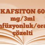 KAFSITON 60 mg/3ml infüzyonluk/oral çözelti