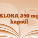 KLORA 250 mg kapsül