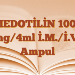 MEDOTİLİN 1000 mg/4ml İ.M./İ.V. Ampul