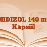 MIDIZOL 140 mg Kapsül