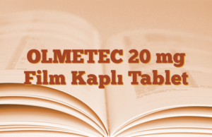 OLMETEC 20 mg Film Kaplı Tablet