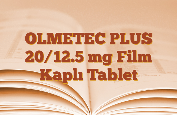 OLMETEC PLUS 20/12.5 mg Film Kaplı Tablet