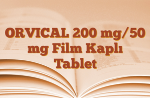 ORVICAL 200 mg/50 mg Film Kaplı Tablet