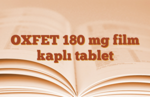 OXFET 180 mg film kaplı tablet