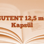 SUTENT 12,5 mg Kapsül