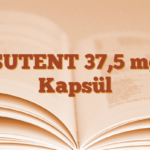 SUTENT 37,5 mg Kapsül