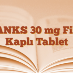 TANKS 30 mg Film Kaplı Tablet