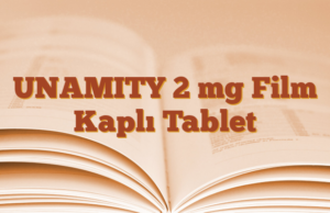 UNAMITY 2 mg Film Kaplı Tablet