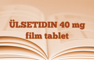 ÜLSETIDIN 40 mg film tablet